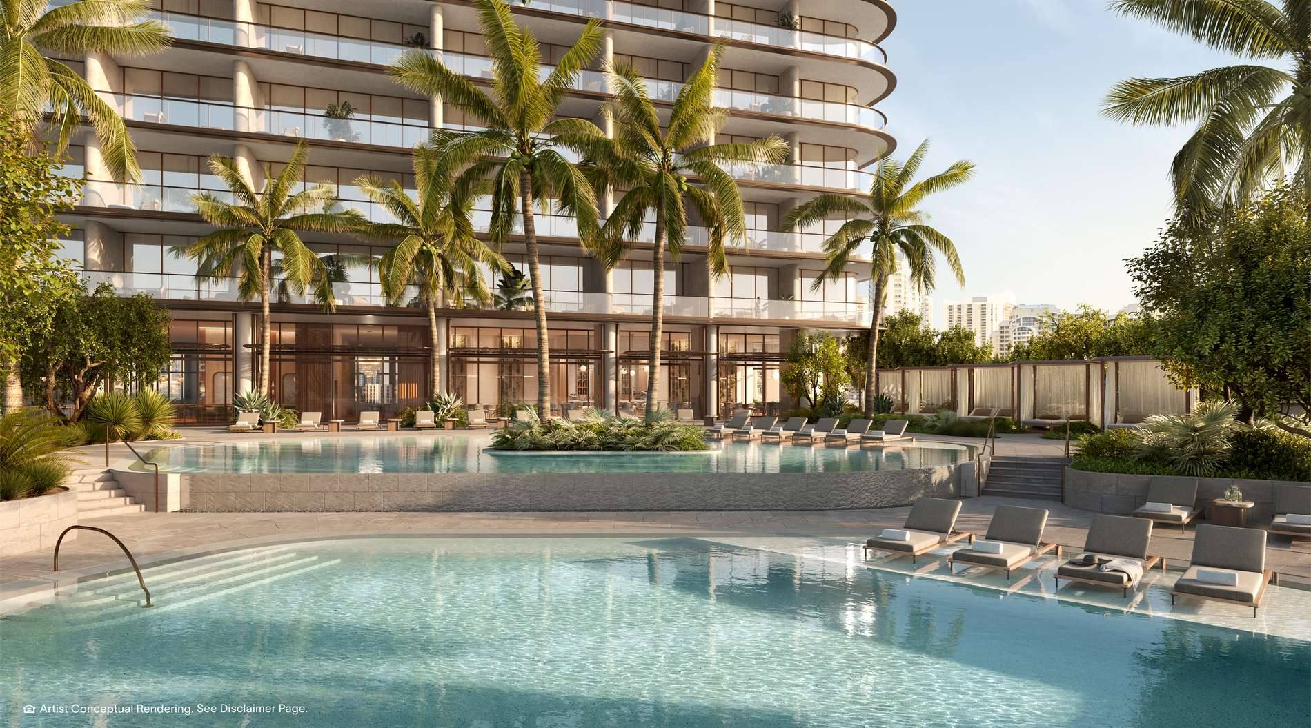 North Tower resort pool