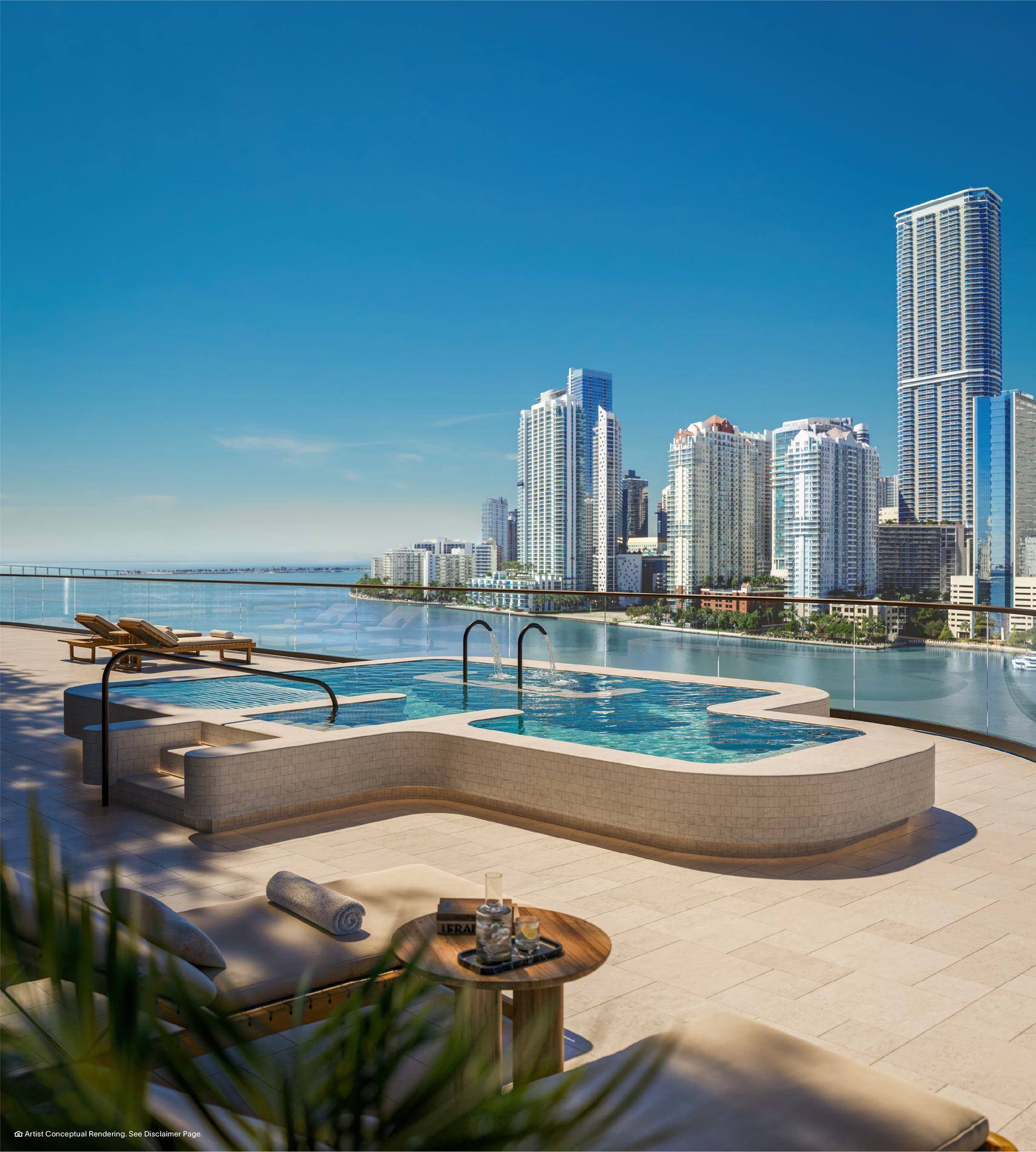 North Tower outdoor vitality pool
