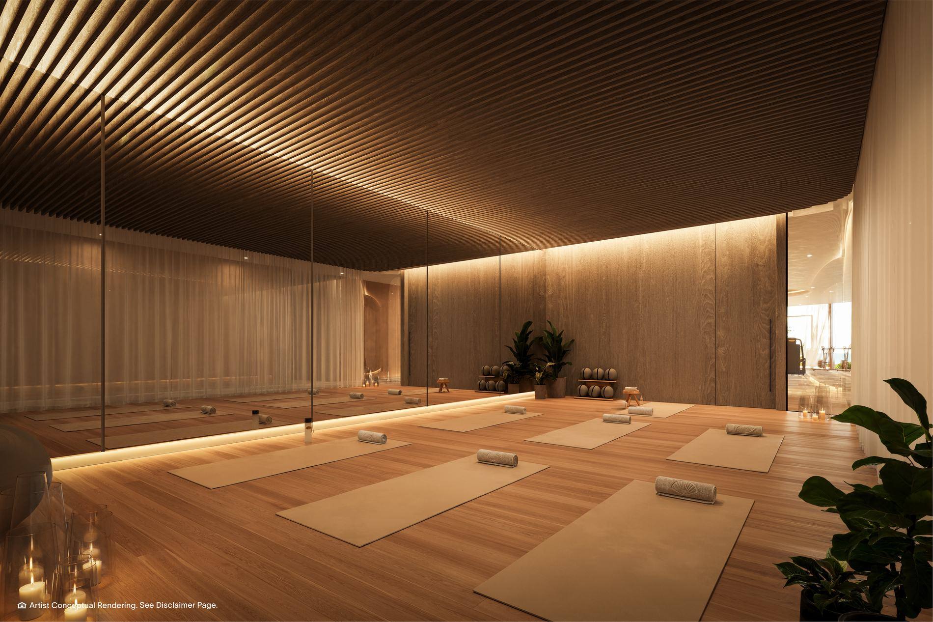 North Tower yoga room