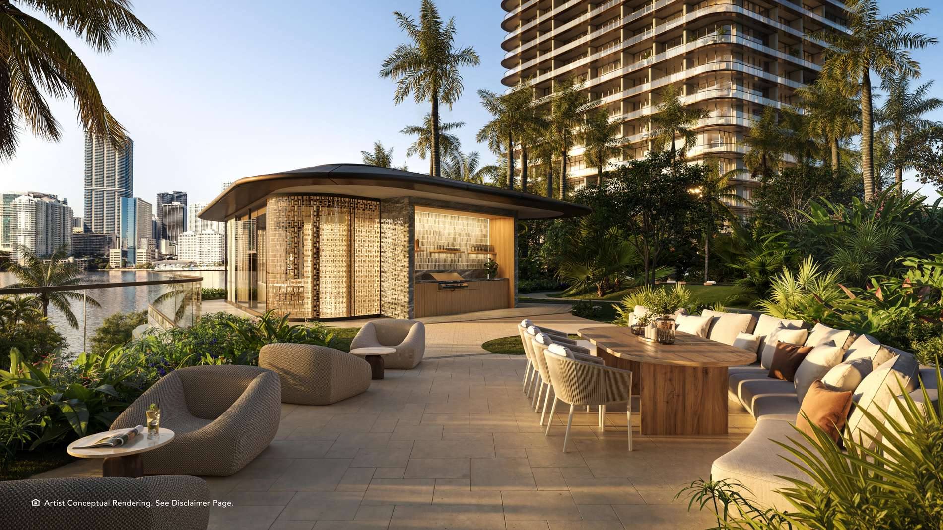 South Tower dining pavilion