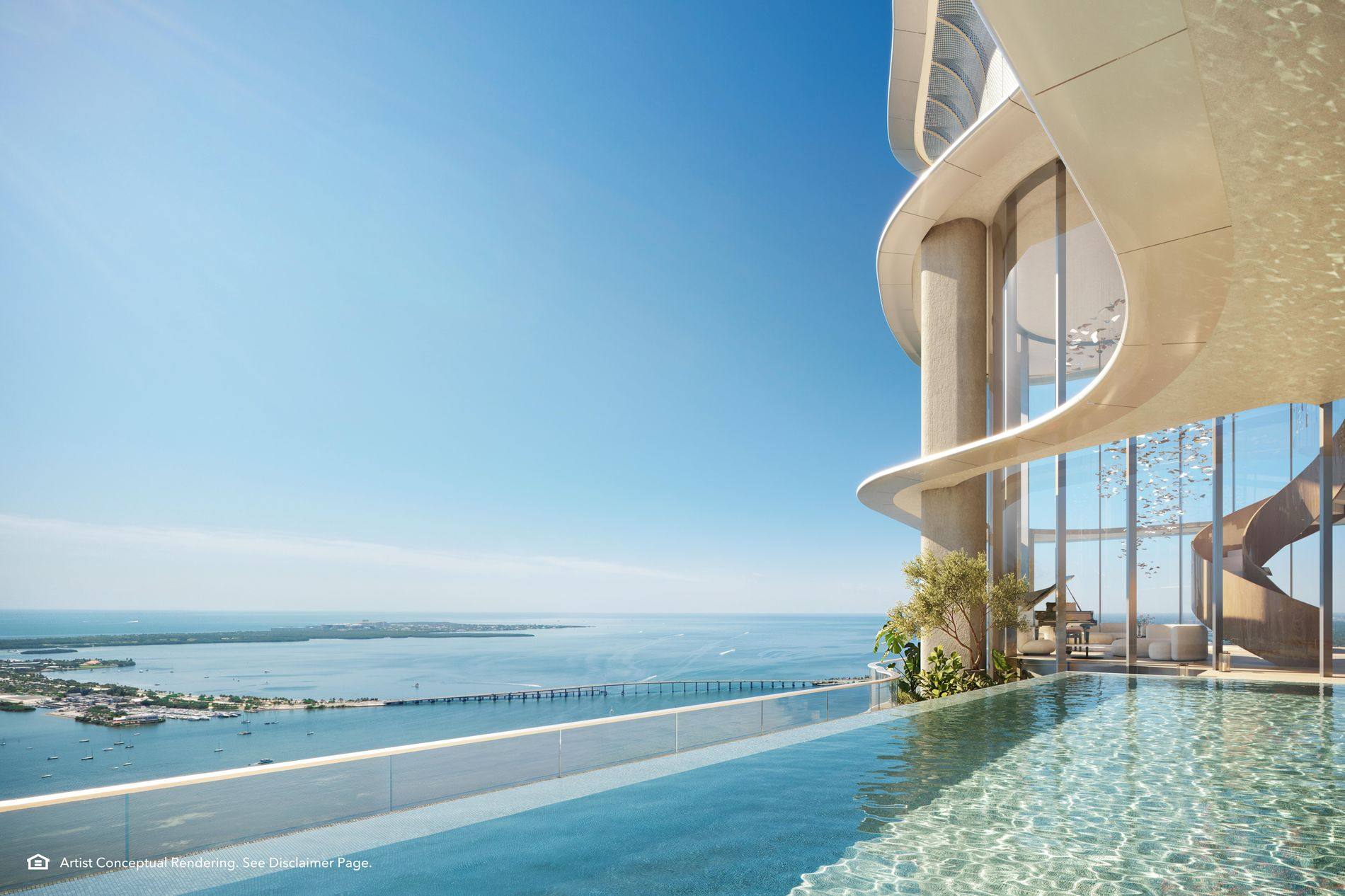 South Tower penthouse pool