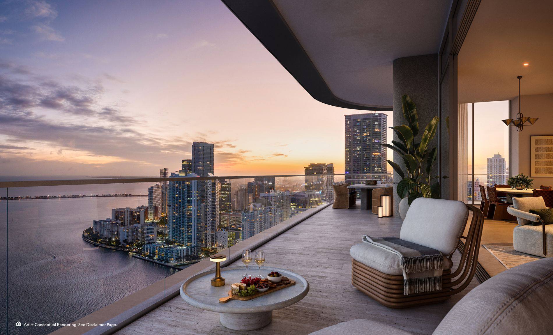 North Tower private residence terrace